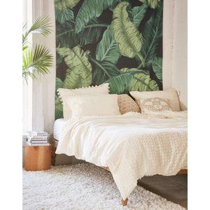 NWT Urban Outfitters 60"x85" Leaf Tapestry